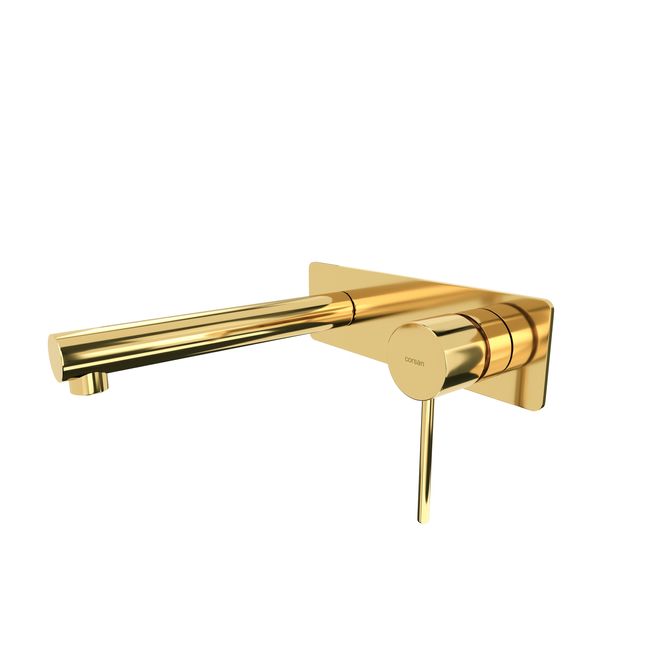 Corsan CMB7515GL Lugo gold concealed basin mixer with spout